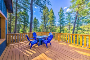 Bluebird Pines Cabin with Gas Fire Pit and View